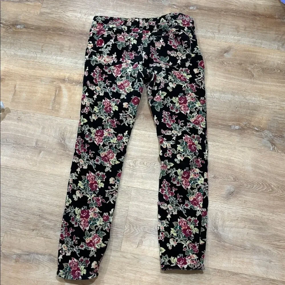 Free people corduroy floral pants